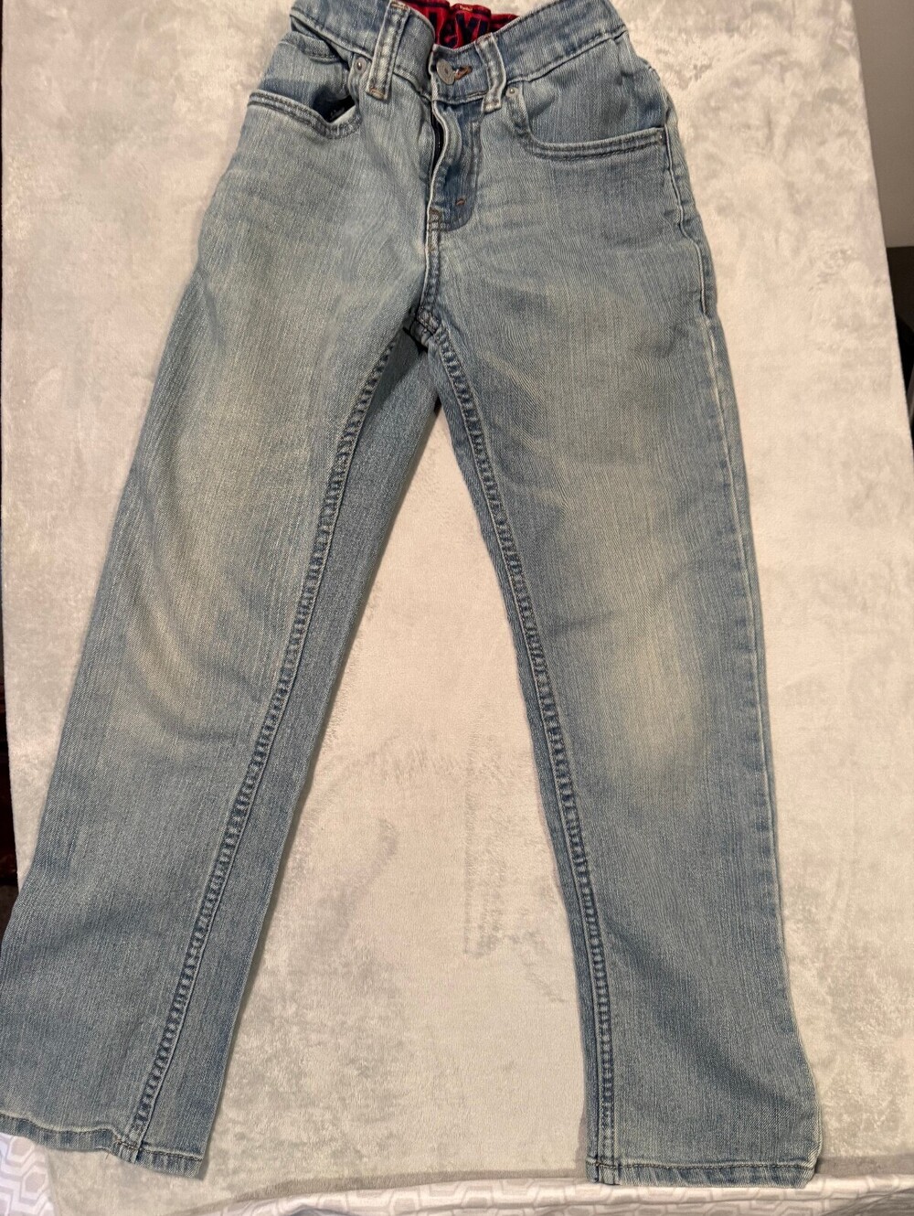 Levi's 10 Reg Light Blue Denim Jeans for Teens, Waist 25 in., Length 26 in.